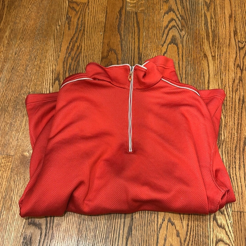 🌿Nike Golf men’s 3/4 zip pullover, size L, red🌿